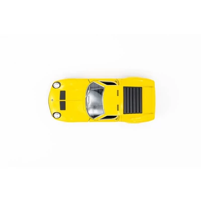 Kép 10/21 - Kinsmart Lamborghini Miura P400 SV 1971 fém autó nyitható ajtókkal 1:34 (többféle)