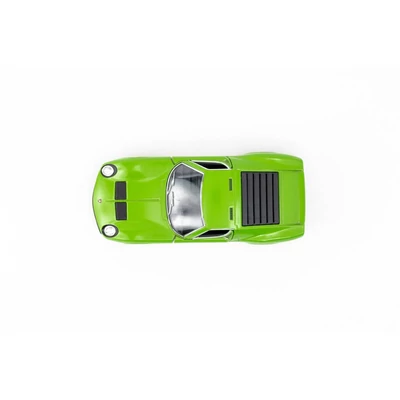 Kép 15/21 - Kinsmart Lamborghini Miura P400 SV 1971 fém autó nyitható ajtókkal 1:34 (többféle)