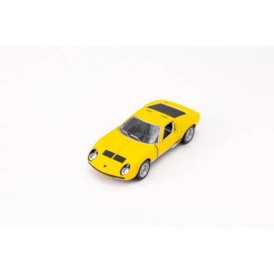 Kép 6/21 - Kinsmart Lamborghini Miura P400 SV 1971 fém autó nyitható ajtókkal 1:34 (többféle)
