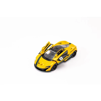 Kép 17/21 - Kinsmart McLaren P1 Exclusive Edition fém autó nyitható ajtókkal 1:36 (többféle)