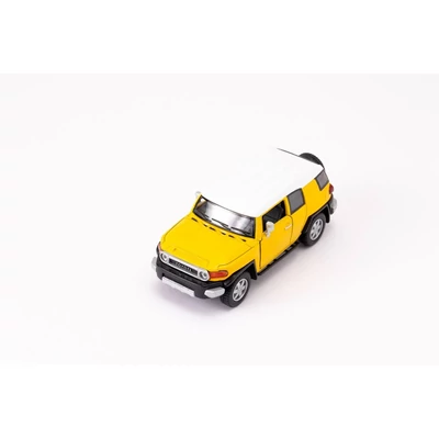 Kép 11/21 - Kinsmart Toyota FJ Cruiser fém autó nyitható ajtókkal 1:36 (többféle)