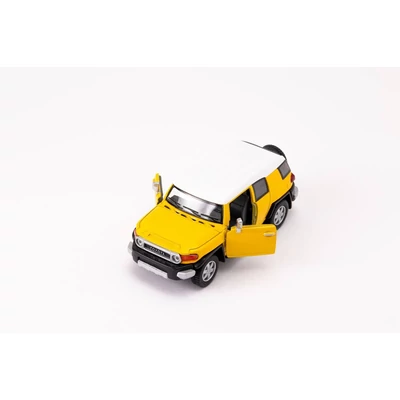 Kép 12/21 - Kinsmart Toyota FJ Cruiser fém autó nyitható ajtókkal 1:36 (többféle)