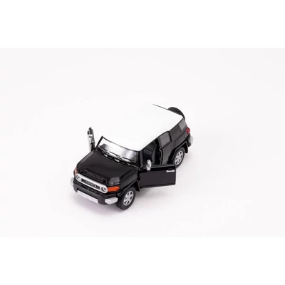 Kép 17/21 - Kinsmart Toyota FJ Cruiser fém autó nyitható ajtókkal 1:36 (többféle)