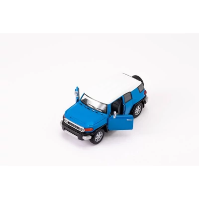 Kép 2/21 - Kinsmart Toyota FJ Cruiser fém autó nyitható ajtókkal 1:36 (többféle)