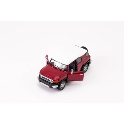 Kép 7/21 - Kinsmart Toyota FJ Cruiser fém autó nyitható ajtókkal 1:36 (többféle)