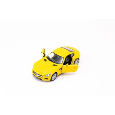 Kép 2/21 - Kinsmart Mercedes-AMG GT fém autó nyitható ajtókkal 1:36 (többféle)