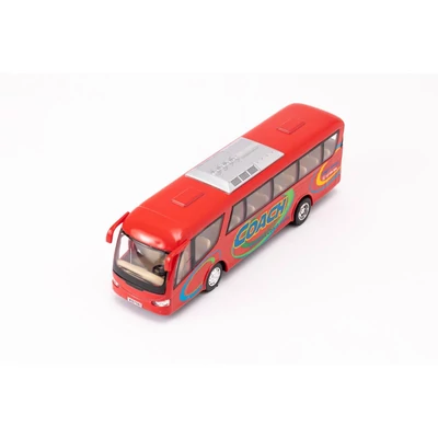 Kép 5/17 - Kinsmart Coach Travel fém busz nyitható ajtókkal (többféle)