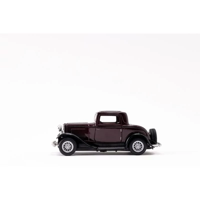 Kép 13/21 - Kinsmart Ford 3 ablakos coupe 1932 fém autó nyitható ajtókkal 1:34 (többféle)