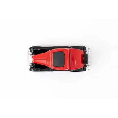 Kép 5/21 - Kinsmart Ford 3 ablakos coupe 1932 fém autó nyitható ajtókkal 1:34 (többféle)