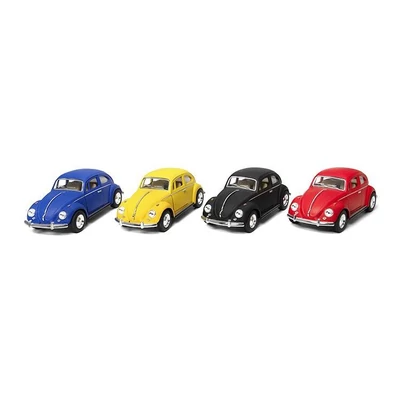 Kép 2/3 - Kinsmart Volkswagen Classical Beetle (matt) 1967 fém autó nyitható ajtókkal 1:32 (többféle)