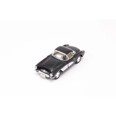 Kép 16/21 - Kinsmart Chevrolet Corvette 1957 fém autó nyitható ajtókkal 1:34 (többféle)