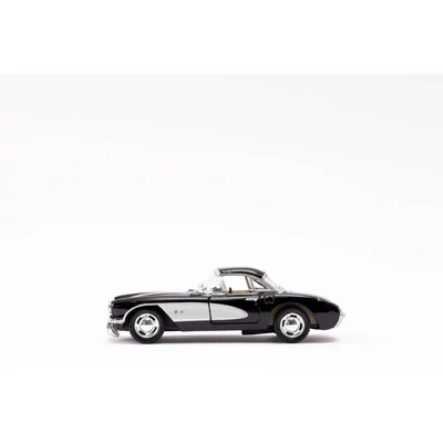 Kép 18/21 - Kinsmart Chevrolet Corvette 1957 fém autó nyitható ajtókkal 1:34 (többféle)