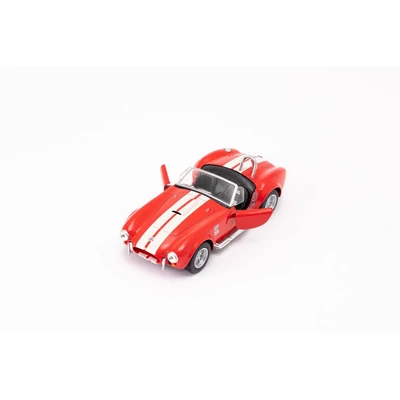 Kép 12/21 - Kinsmart Shelby Cobra 427 S/C 1965 fém autó nyitható ajtókkal 1:32 (többféle)