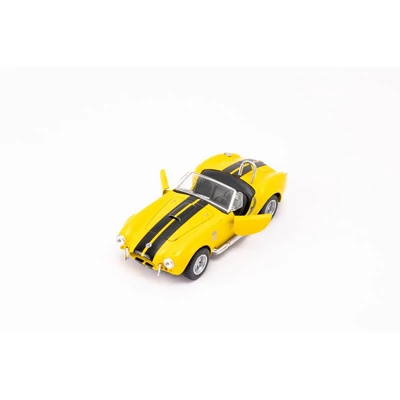 Kép 17/21 - Kinsmart Shelby Cobra 427 S/C 1965 fém autó nyitható ajtókkal 1:32 (többféle)