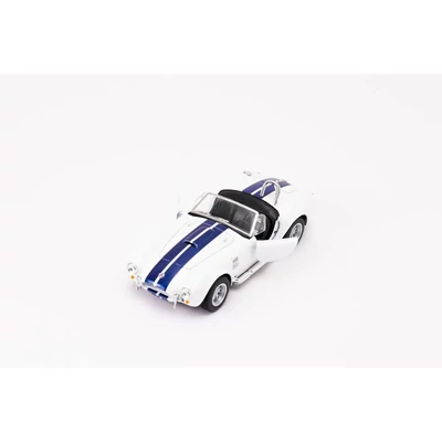 Kép 7/21 - Kinsmart Shelby Cobra 427 S/C 1965 fém autó nyitható ajtókkal 1:32 (többféle)