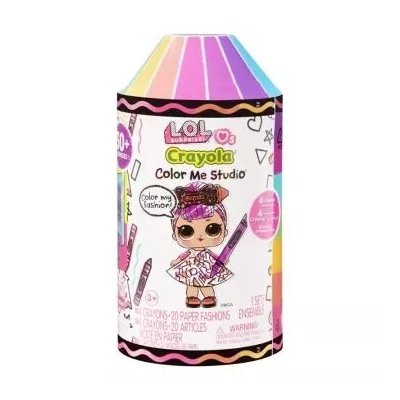 L.O.L. Surprise: Meglepetés Crayola stúdió színezhető babaruhákkal