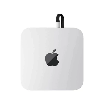 Kép 5/7 - Satechi Stand & Hub For Mac Mini / Studio (1x USB-C 3.2, 1xUSB-A 3.2, 2x USB-A 3.0, 3.5mm Audio,1x Micro/SD, 1x NVMe/M.2 SATA SSD Enclosure Drive not included) - Silver