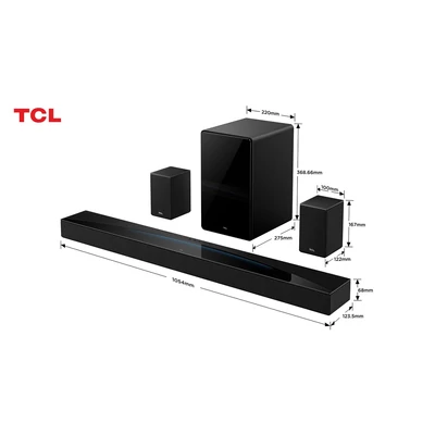 Kép 3/7 - TCL Q85HE Dolby Atmos 7.1.4 multifunkciós hangprojektor