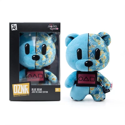 Kép 2/3 - YuMe DZNR Squid Game plüss figura, 17 cm - kék mackó