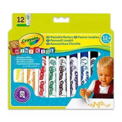 Crayola Mini Kids: 12 db tompa hegyű filctoll
