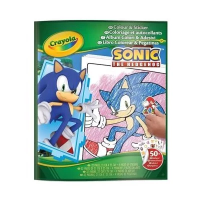 Crayola: Sonic, a sündisznó színező matricákkal
