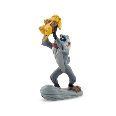 Kép 2/2 - Bullyland 12256 Disney - Az Oroszlánkirály: Rafiki a kölyök Simbával