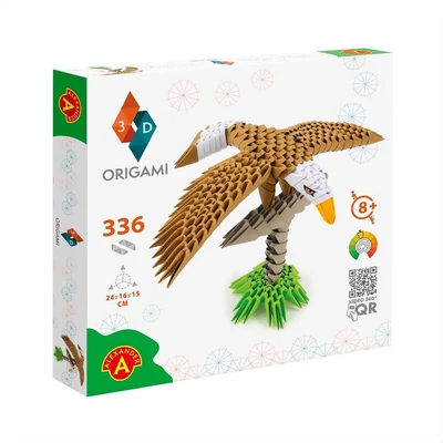 Kép 2/3 - Origami 3D Sas papírhajtogatós építőjáték