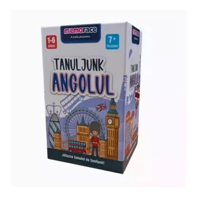 Memorace: Tanuljunk angolul társasjáték