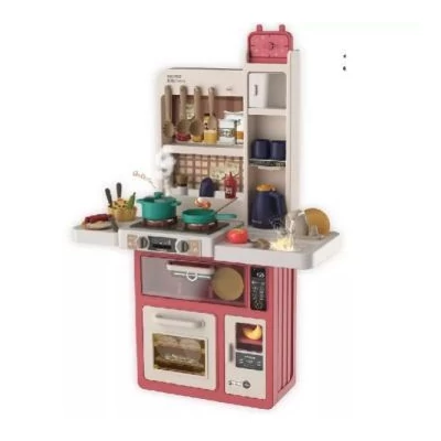 Játékkonyha szett kiegészítőkkel - rózsaszín