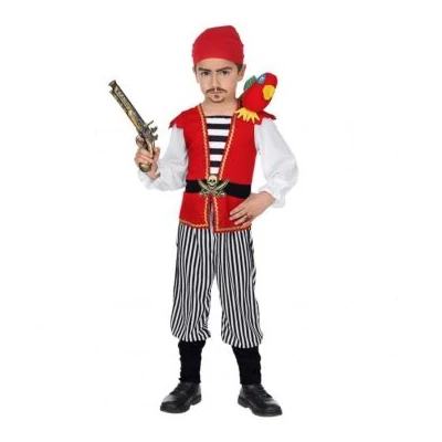 Widmann - Kalóz jelmez papagájjal - 104 cm (06979)
