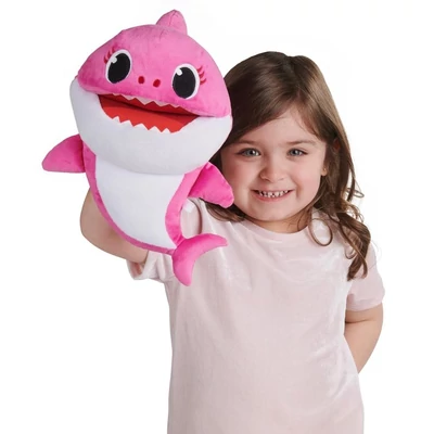 Kép 3/3 - Baby Shark Cápa család ütemre zenélő plüss - Anya cápa