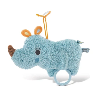 Kép 2/2 - My First NICI Wombitombi zenélő plüss 2D, Manuffi orrszarvú, 20 cm