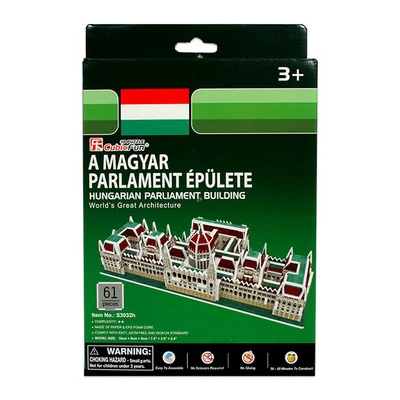 A magyar Parlament épülete 3D puzzle - 61 darabos