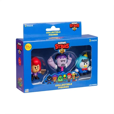 Kép 2/2 - Brawl Stars mini figurák, 3 darab, 2. sorozat - többféle