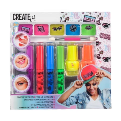 Kép 2/3 - Canenco Create It! Make-up szett neon 7 db-os