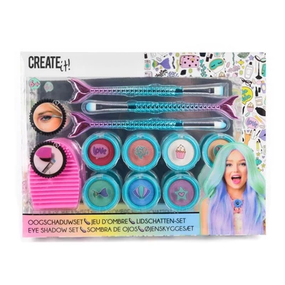 Kép 2/3 - Canenco Create It! Sellő szemhéjpúder 11 db-os készlet