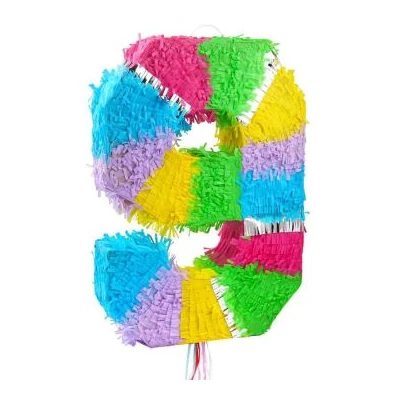 Szám formájú pinata - 9-es szám