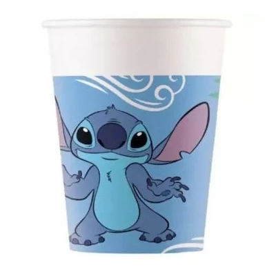 Lilo&Stitch: Stitch mintás papírpohár, 200 ml - 8 db-os