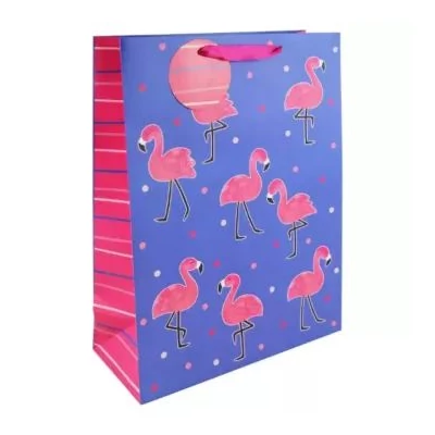 Flamingó mintás dísztasak - 33 x 45.5 cm
