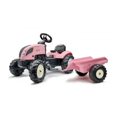 Falk: Country Star traktor pótkocsival - rózsaszín