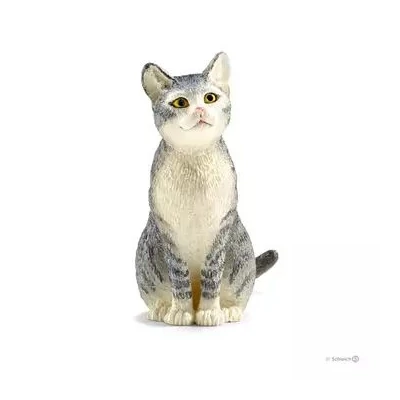 Schleich: ülő macska figura 13771