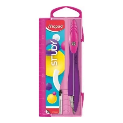 Maped: Study Pop körző, heggyel - pink
