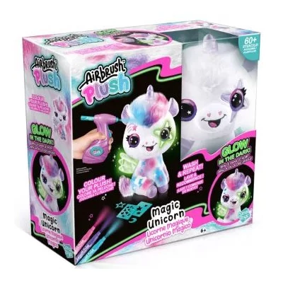 Airbrush Plush: Style 4 Ever sötétben világító, színezhető plüss unikornis