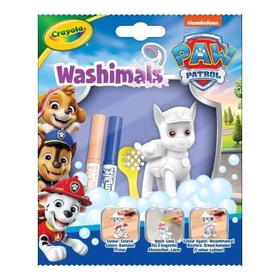 Crayola Washimals: Kimosható Mancs őrjárat figura, 1 db - többféle