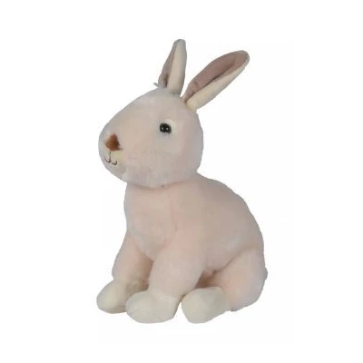 Nicotoy: Ülő plüssnyuszi - 23 cm, krémszínű