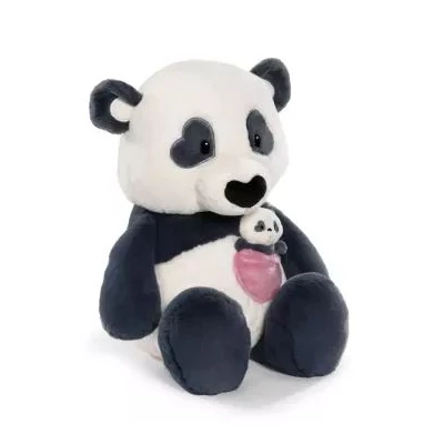 Nici Green: Love panda plüssfigura bébijével - 40 cm