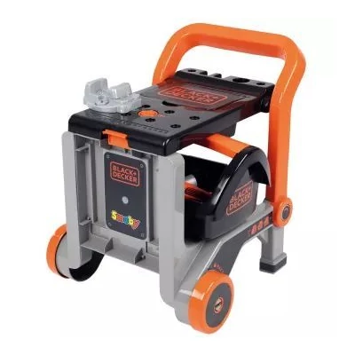 Smoby: Black & Decker 3 az 1-ben Devil Workmate munkapad - 19 részes