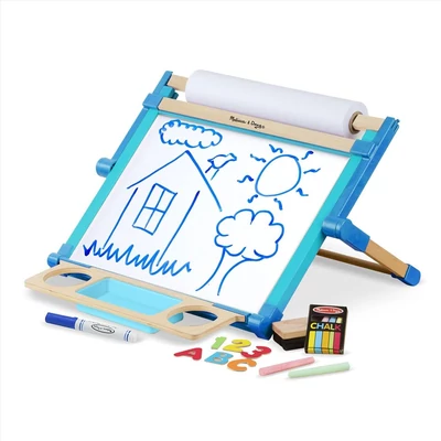 Kép 2/3 - Melissa & Doug Kreatív játék, Kétoldalú rajztábla