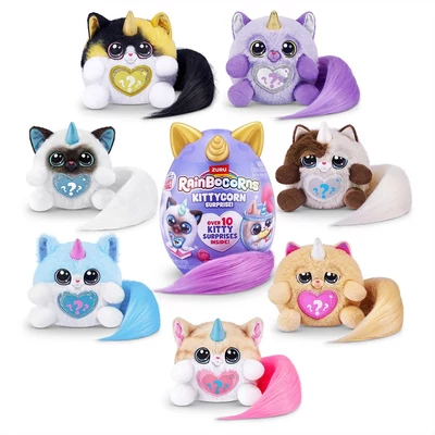 Kép 3/3 - Rainbocorns Pocket Kittycorn meglepetés cica plüss, kicsi, 1 db - többféle