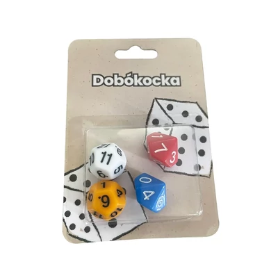 Kép 2/2 - Hope Winning sokoldalú dobókocka csomag - 2 db 10 oldalas és 2 db 12 oldalas